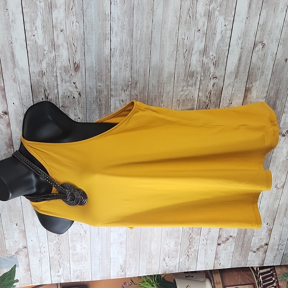 Joy Lab, Women's gold tank top, round neck, sleeveless, Size Ex Large - Picture 2 of 6